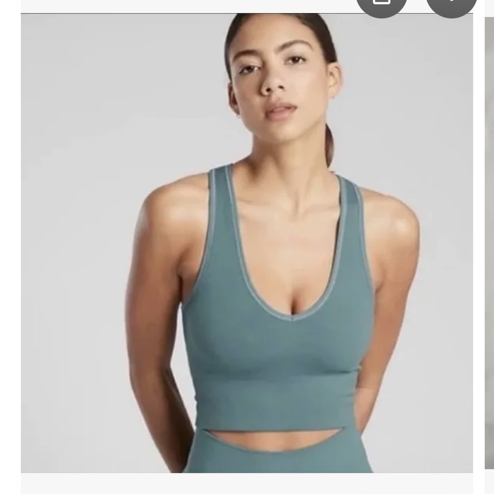 Athleta Ribbed Crop top